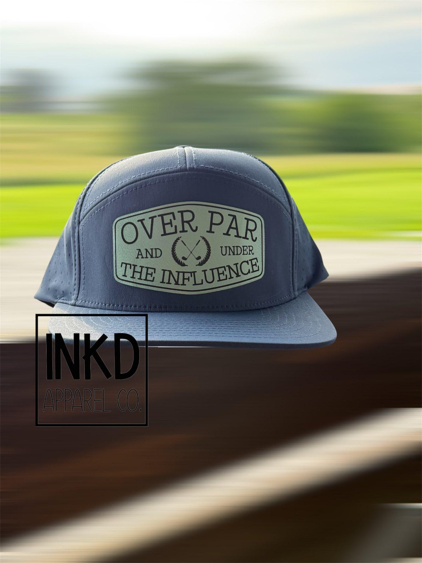 Over par under influence Golf Hat | Snap Back | Funny Golf Dad hat | Dad Birthday gift | Fathers Day Gift for dad |