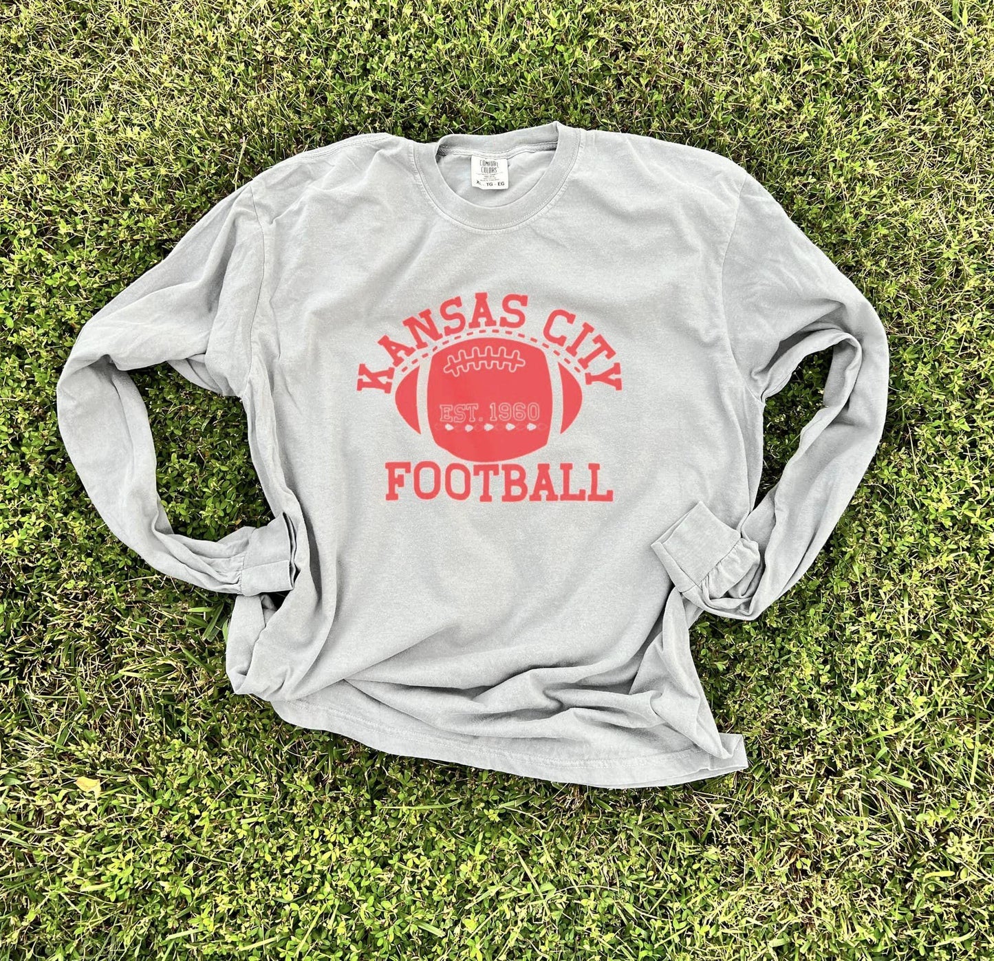 Kansas City Football Tees | Short Sleeve | Vintage | Comfy Long Sleeve | Chiefs Football