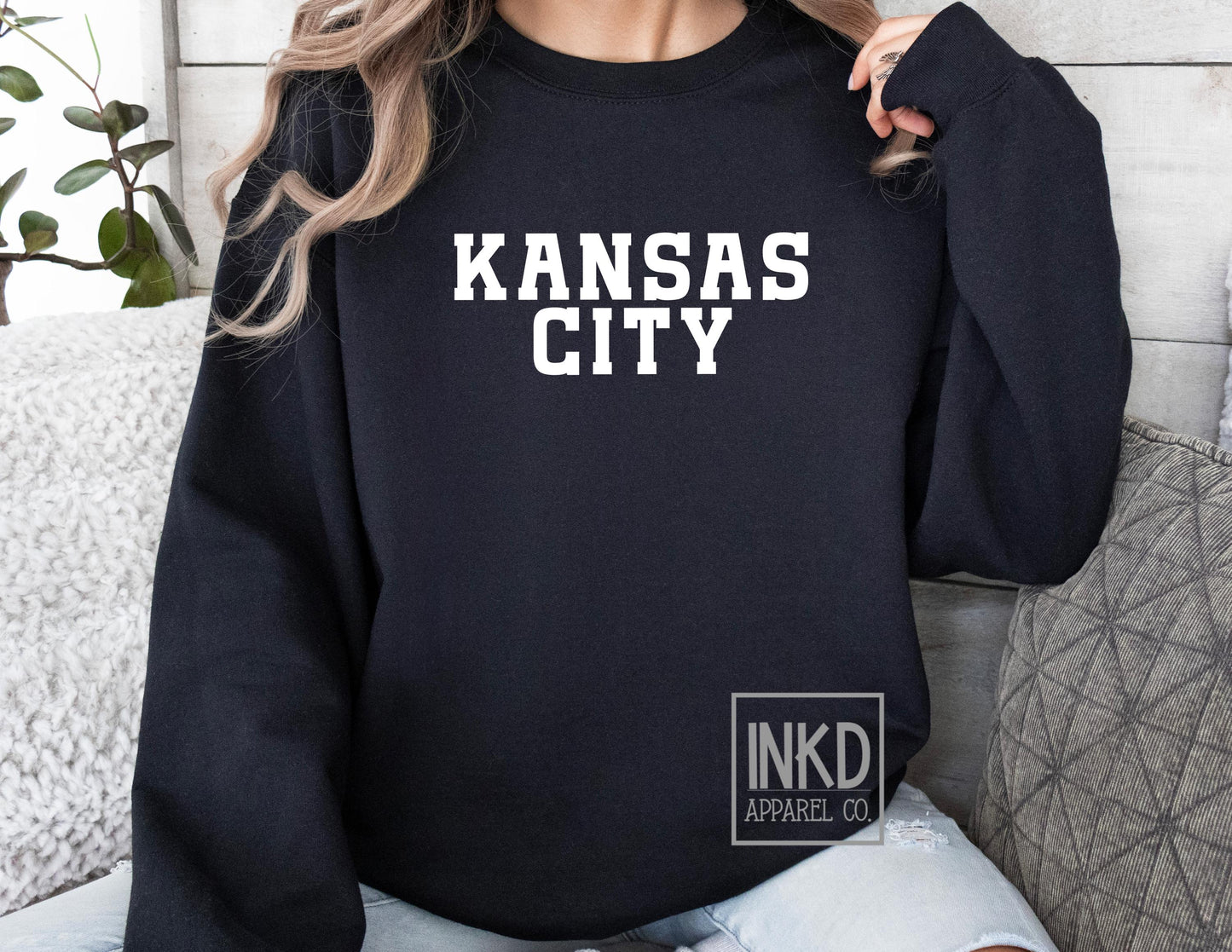 Kansas City Sweatshirt | Comfy Long Sleeve | KC Baseball KC Football/Baseball