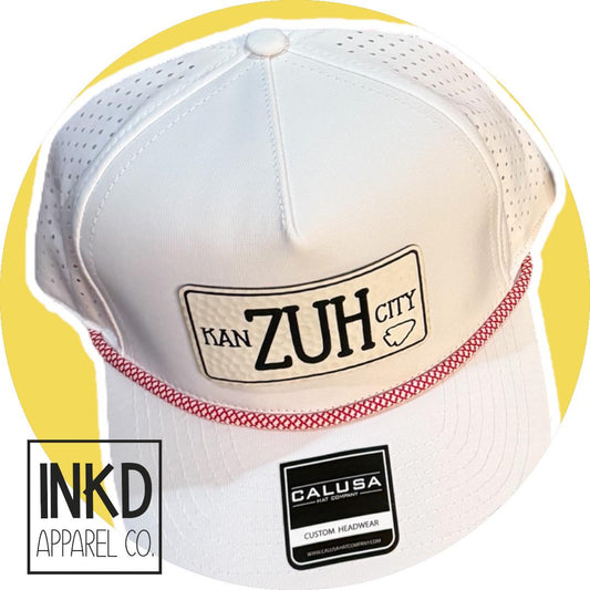 Kan Zuh City Golf Hat | Snap Back | Funny Golf hat | Dad Birthday gift | Snapback Performance Hat | Calusa Hat