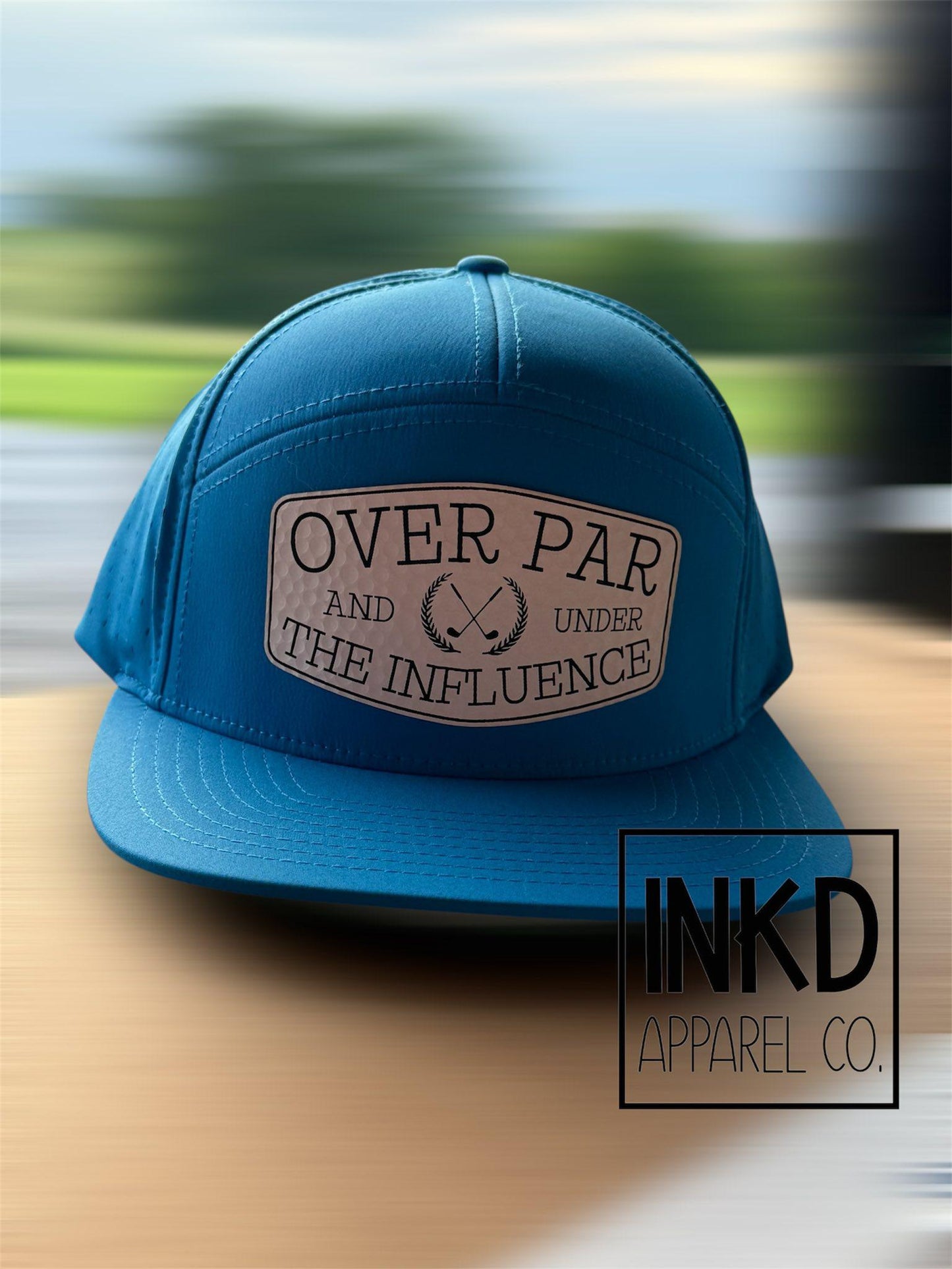 Over par under influence Golf Hat | Snap Back | Funny Golf Dad hat | Dad Birthday gift | Fathers Day Gift for dad |