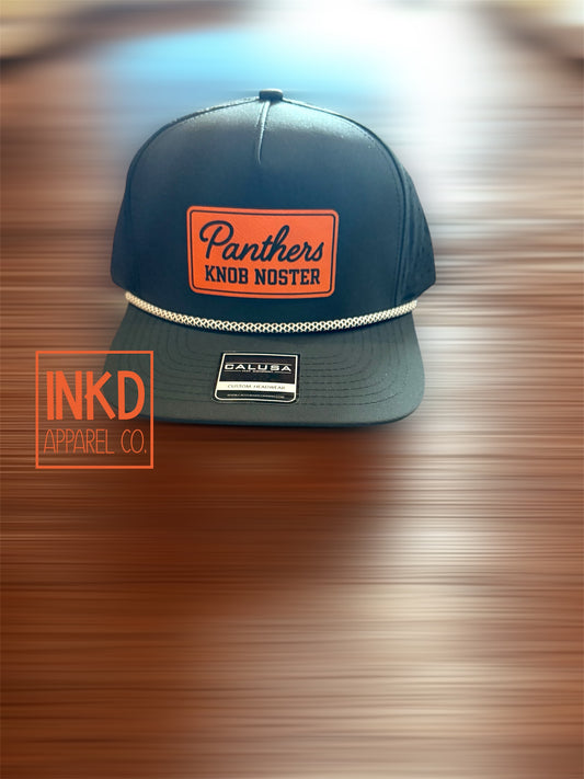 Panthers Black Hat Orange Patch