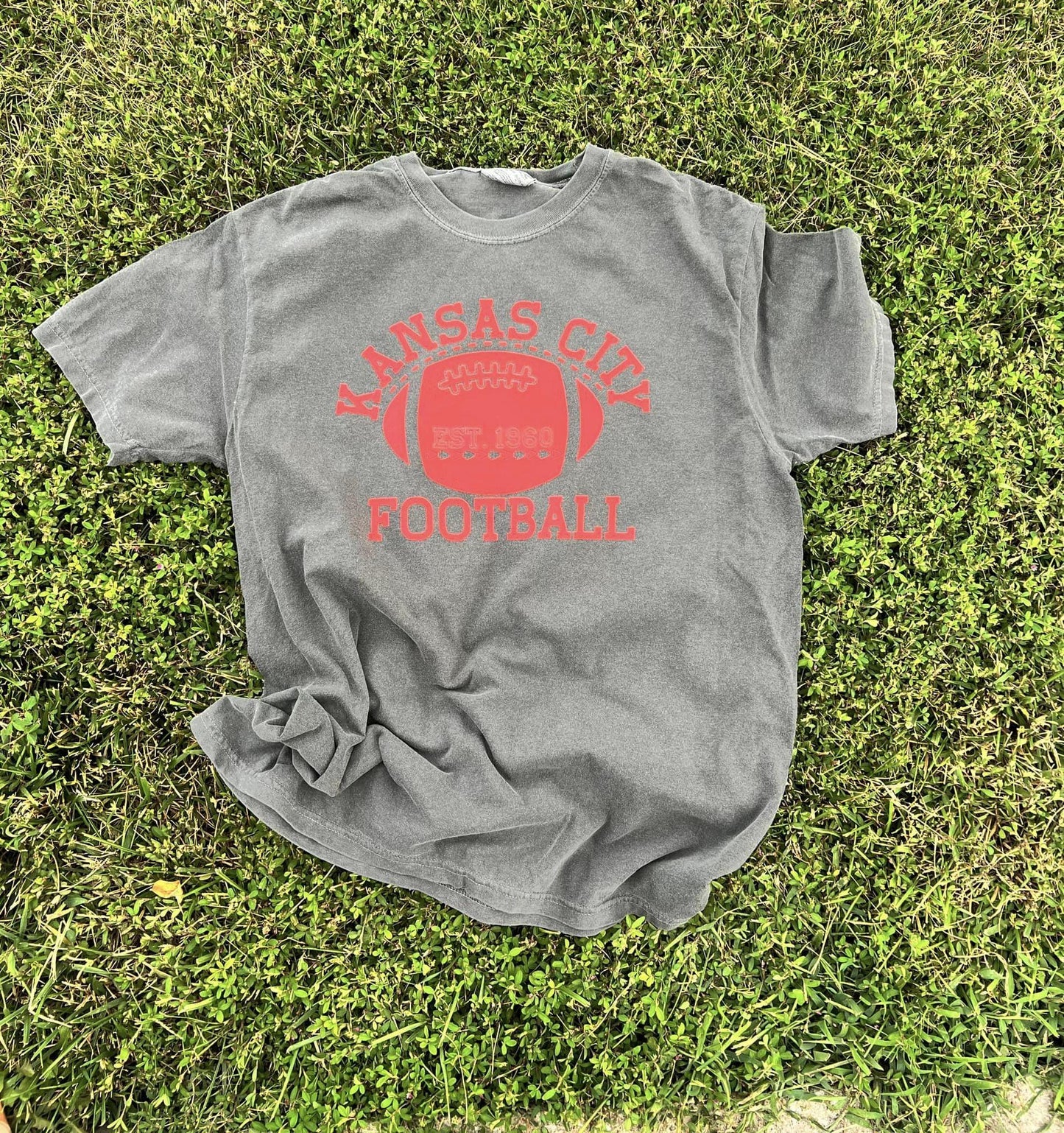 Kansas City Football Tees | Short Sleeve | Vintage | Comfy Long Sleeve | Chiefs Football