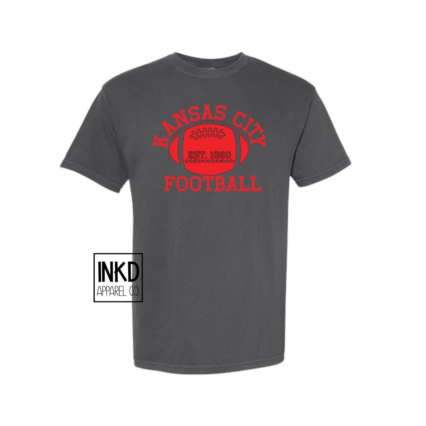 Kansas City Football Tees | Short Sleeve | Vintage | Comfy Long Sleeve | Chiefs Football